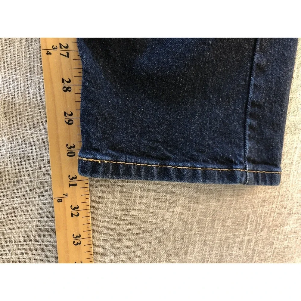Levis 505 Jeans Men 36x31 Blue Dark Wash Regular Fit Tag 36x32